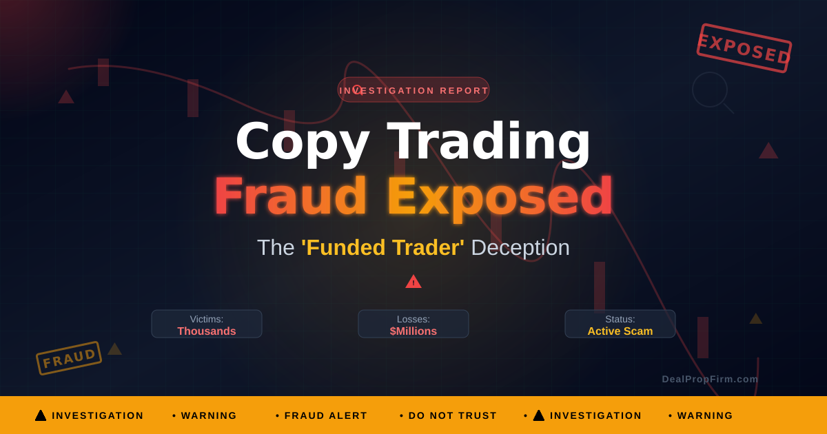Copy Trading Fraud: The 'Funded Trader' Deception (2025 Exposé)