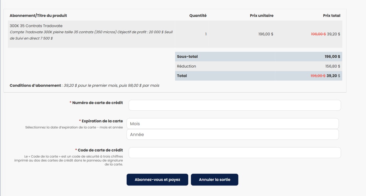 Screenshot proof of DEALPROPFIRM code on Apex Trader Funding 300K - 85% discount applied showing $397 reduced to $59.55